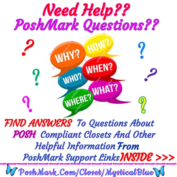 💜POSH SUPPORT LINKS💜 - Picture 1 of 3